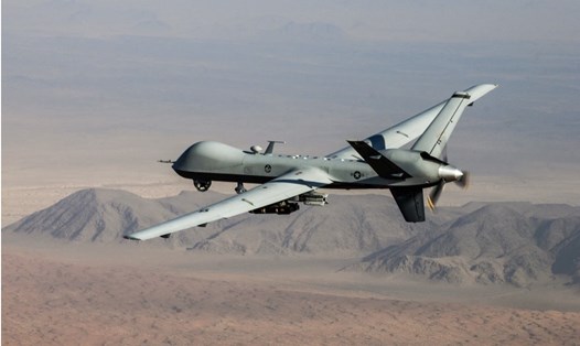 Một chiếc MQ-9 Reaper thực hiện nhiệm vụ chiến đấu ở miền nam Afghanistan. Ảnh: Không quân Mỹ