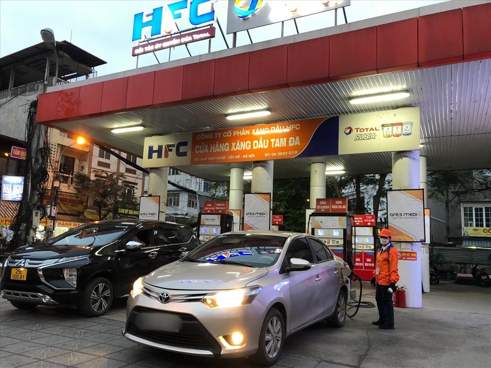 Một cửa hàng xăng dầu trên địa bàn Hà Nội. Ảnh: Cường Ngô