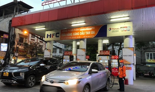 Một cửa hàng xăng dầu trên địa bàn Hà Nội. Ảnh: Cường Ngô
