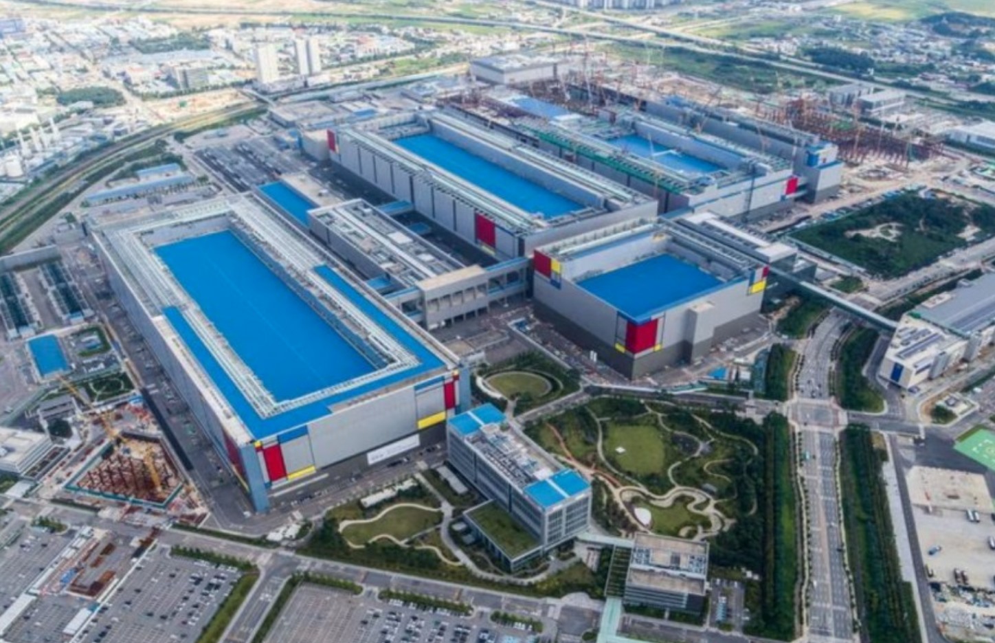 Nhà máy sản xuất chip của Samsung Electronics ở Pyeongtaek, South Korea, tháng 9.2022. Ảnh: Samsung