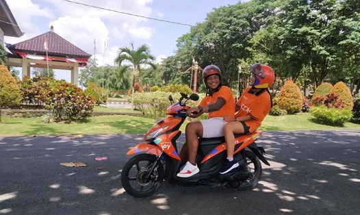 Xe máy là phương tiện phổ biến của khách nước ngoài tại Bali. Ảnh: Klook