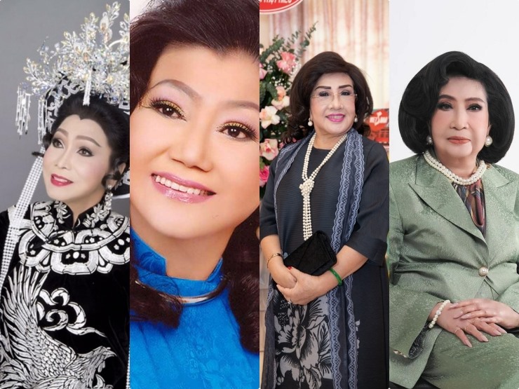 4 nghệ sĩ cải lương gạo cội. Ảnh: Nghệ sĩ cung cấp