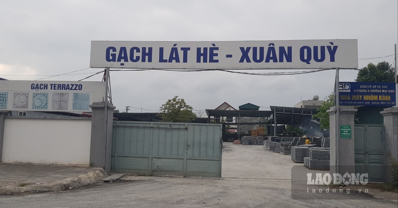 Cơ sở sản xuất gạch nhiều năm hoạt động không phép, gây ô nhiễm