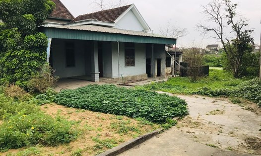 Mảnh đất của bà Trương Thị Thơ (xã Nghi Long, Nghi Lộc, Nghệ An) mua của xã từ năm 1990 đến nay chưa được cấp sổ đỏ. Ảnh: Quang Đại