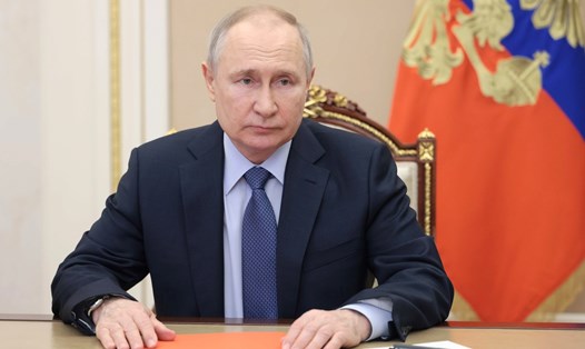 Tổng thống Nga Vladimir Putin. Ảnh: Website Điện Kremlin