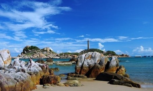 Đảo Kê Gà ở Bình Thuận. Ảnh: Phạm Duy.