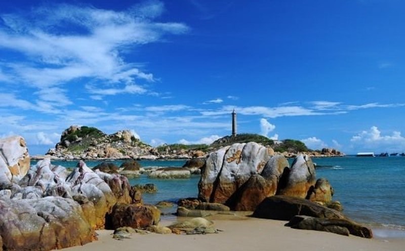 Đảo Kê Gà ở Bình Thuận. Ảnh: Phạm Duy.