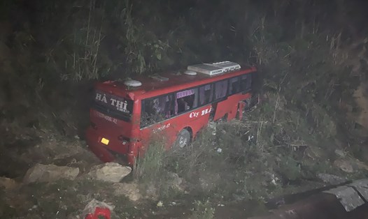 Hiện trường vụ tai nạn khiến 1 người tử vong. Ảnh: Minh Nguyễn.