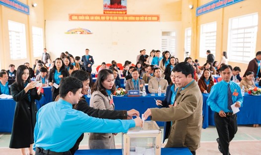 Tính đến ngày 1.3.2023, trên địa bàn huyện A Lưới (Thừa Thiên Huế) đã có 25 CĐCS tiến hành đại hội và bầu chức danh chủ tịch CĐCS tại đại hội. Ảnh: Như Phương.