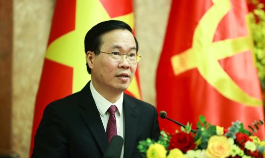 Ông Võ Văn Thưởng được giới thiệu để Quốc hội bầu làm Chủ tịch nước. Ảnh: TTXVN
