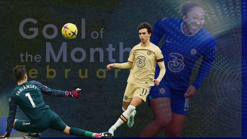 Chelsea chỉ ghi 1 bàn trong tháng 2 - pha lập công của Joao Felix vào lưới West Ham.  Đồ họa: Lê Vinh