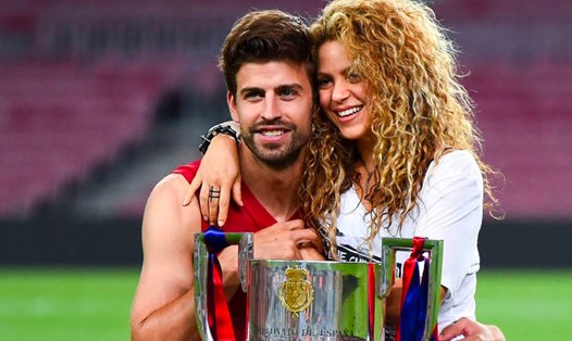Shakira và Pique từng rất được ngưỡng mộ với chuyện tình đẹp kéo dài 11 năm. Ảnh: Twitter.