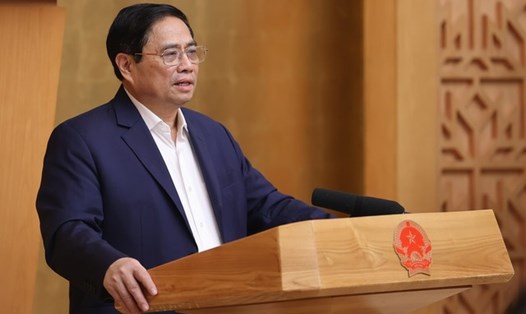 Thủ tướng Phạm Minh Chính chủ trì Phiên họp Chính phủ thường kỳ tháng 2.2023. Ảnh: Nhật Bắc/VGP