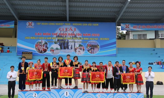 Gần 400 vận động viên tham dự Giải Thể thao dân tộc Than - Khoáng sản. Ảnh: Truyền thông TKV