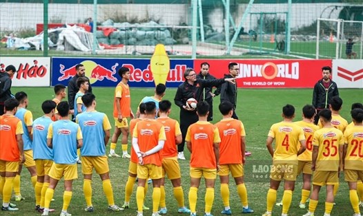 U23 Việt Nam thi đấu 3 trận tại Doha Cup 2023. Ảnh: Minh Quân