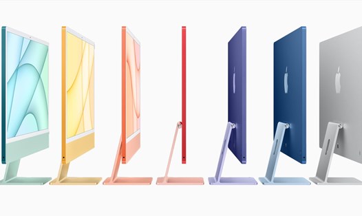 iMac hiện tại đã được ra mắt từ năm 2021, phiên bản mới của nó được cho là sẽ ra mắt vào cuối năm 2023. Ảnh: Apple