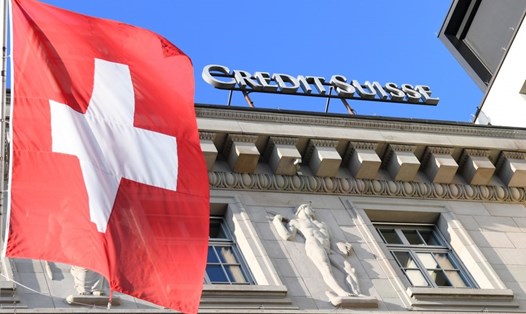 Trụ sở của Ngân hàng Credit Suisse ở Lucerne, Thụy Sĩ, ngày 13.2.2023. 
Ảnh: Xinhua