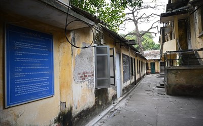 Thực trạng hoang tàn tại Hãng phim truyện Việt Nam. Ảnh: Nguyễn Huế