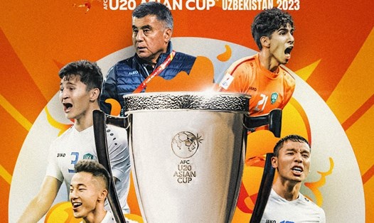 U20 Uzbekistan dự FIFA U20 World Cup 2023 với tư cách đội vô địch giải U20 Châu Á 2023. Ảnh: AFC