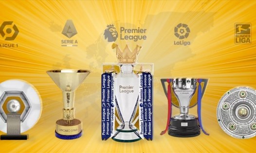 Premier League là 1 trong số 4 giải đấu với cuộc đua vô địch ở mùa giải này đang mất đi sự kịch tính. Đồ họa: Lê Vinh
