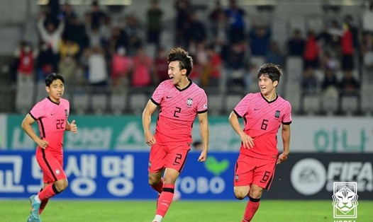 U23 Hàn Quốc triệu tập những cầu thủ dưới 22 tuổi dự Doha Cup nhằm chuẩn bị cho Olympic Paris 2024. Ảnh: KFA.