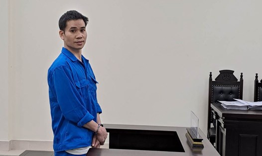 Nguyễn Văn Bắc tại phiên toà xét xử về hành vi lừa đảo chiếm đoạt tài sản. Ảnh: Việt Dũng