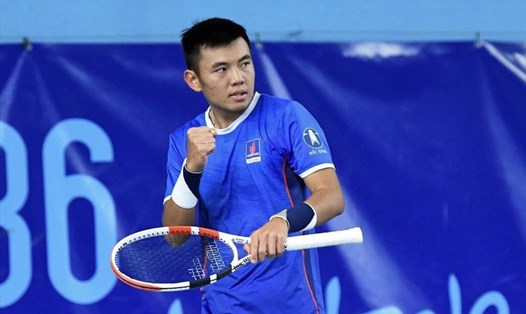 Lý Hoàng Nam giành vé vào tứ kết giải quần vợt quốc tế tại Ấn Độ. Ảnh: Facebook nhân vật