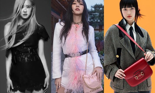Ngôi sao Kpop xuất hiện trong các chiến dịch toàn cầu của thương hiệu thời trang xa xỉ. Ảnh: YSL, Chanel, Gucci