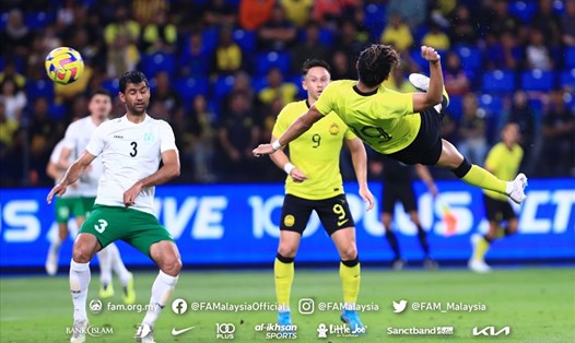 Tuyển Malaysia có chiến thắng đầu tiên trong loạt trận giao hữu trong tháng 3.2023. Ảnh: FAM