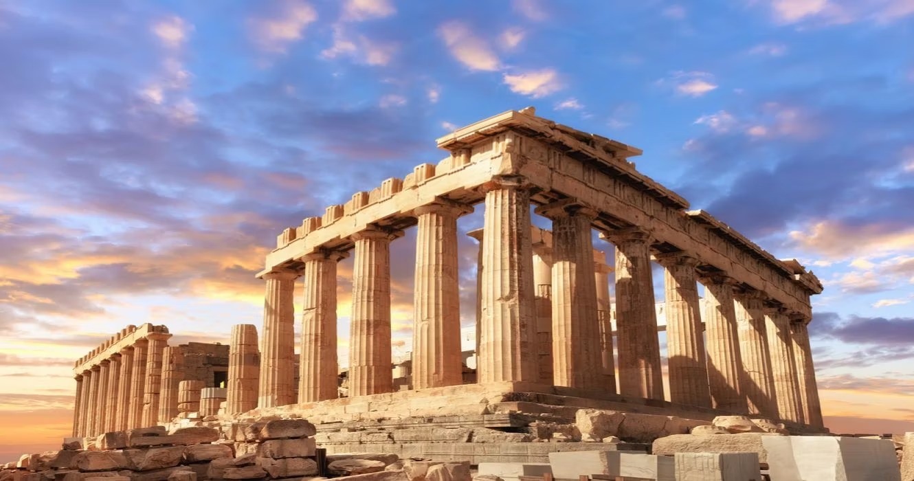 Mô Hình 3D Kim Loại Đền Athen The Parthenon chưa ráp  Lazadavn