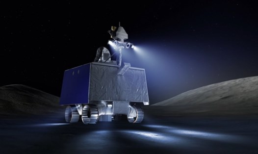Mẫu thiết kế robot thám hiểm Mặt trăng của NASA. Ảnh: NASA
