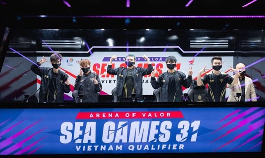 Đội tuyển eSport Việt Nam tại SEA Games 31. Ảnh: VTV