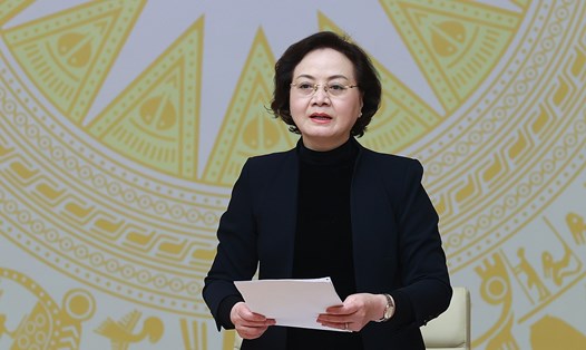 Bộ trưởng Bộ Nội vụ Phạm Thị Thanh Trà. Ảnh: Dương Giang/TTXVN