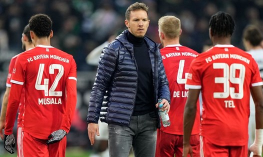 Huấn luyện viên Nagelsmann bị Bayern Munich sa thải đầy bất ngờ.  Ảnh: Bundesliga