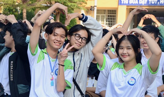 Gần 3.000 học sinh tại Tây Ninh tham gia chương trình “Gặp gỡ chuyên gia hướng nghiệp”. Ảnh: Tuệ Nhi