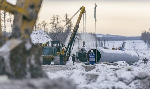 Nga và Trung Quốc xúc tiến xây dựng đường ống dẫn khí Power of Siberia 2. Ảnh: Gazprom