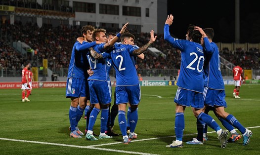Đội tuyển Italy có chiến thắng nhẹ nhàng 2-0 trước Malta. Ảnh: Nazionale Italiana di Calcio