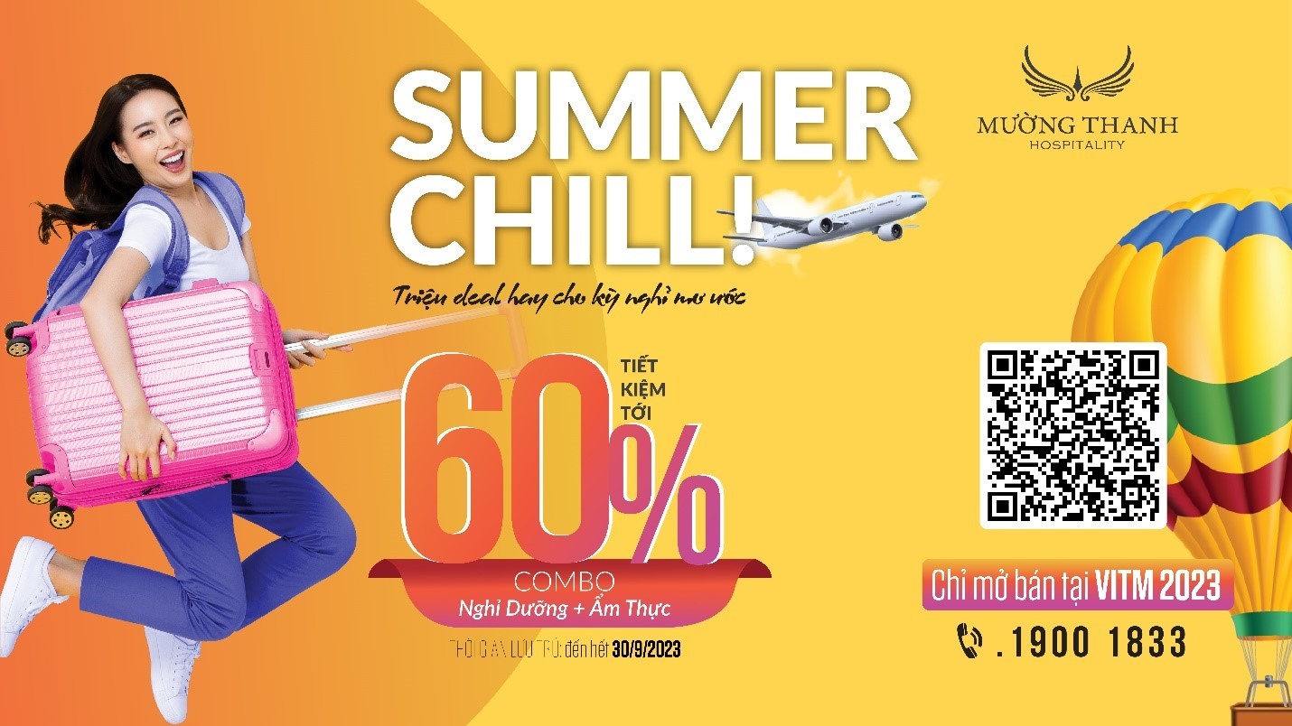 Chương trình ưu đãi khủng nhất năm tại Hội chợ Du lịch quốc tế VITM 2023. Ảnh: BTC