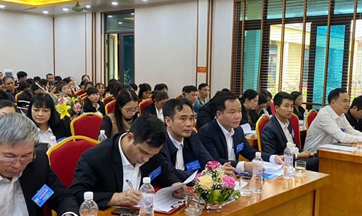 Đại hội Công đoàn Công ty Cổ phần Môi trường đô thị Hà Nam nhiệm kỳ 2023-2028. Ảnh: Nguyễn Khánh