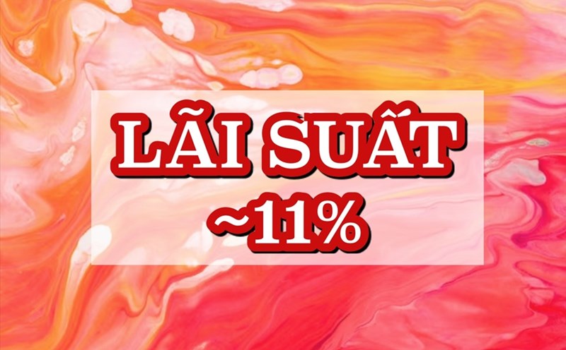 Lãi suất ngân hàng hôm nay. Đồ hoạ: Trà My