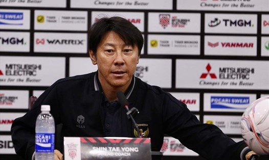 Huấn luyện viên Shin Tae-yong lo lắng vì U20 World Cup 2023. Ảnh: Xuân Trang