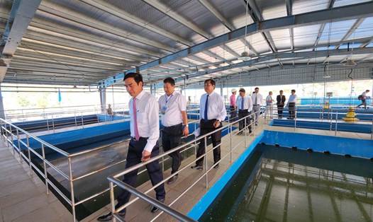 Đà Nẵng khánh thành nhà máy nước nghìn tỉ sau nửa năm chậm bàn giao. Ảnh: Thùy Trang
