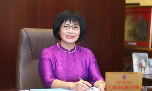 Bà Đặng Hoàng Oanh, Thứ trưởng Bộ Tư pháp. Ảnh: VGP