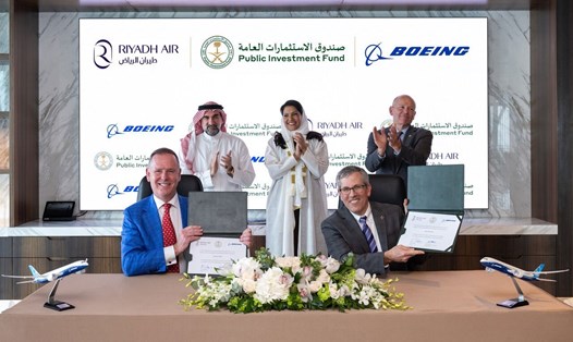 Riyadh Air và Saudia sẽ mua 78 máy bay Boeing 787 Dreamliner. Ảnh:  Riyadh Air
