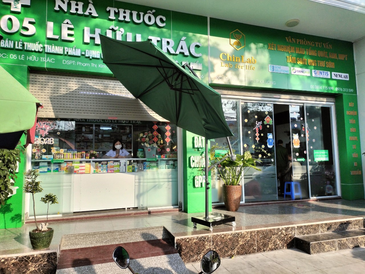 Cơ sở dịch vụ y tế tại địa chỉ số 05, Lê Hữu Trác, phường Ka Long, TP.Móng Cái bị dừng mọi hoạt động liên quan đến y tế. Ảnh: Trung tâm Y tế TP.Móng Cái