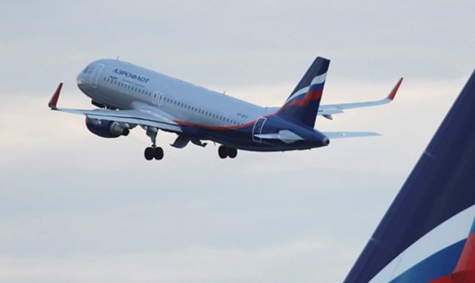 Máy bay Airbus A320-200 của hãng hàng không Nga Aeroflot. Ảnh: Xinhua