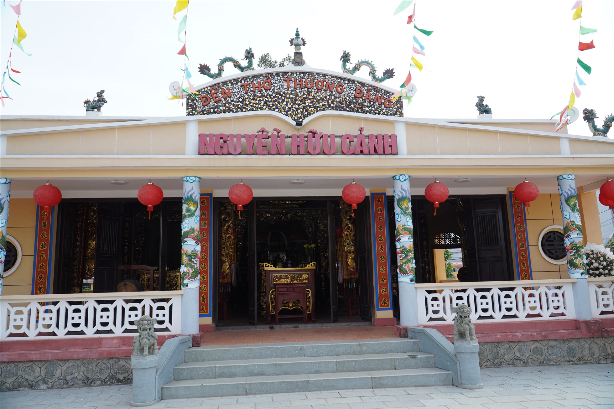 Đền thờ Nguyễn Hữu Cảnh ở TP Biên Hoà sau khi trùng tu tôn tạo. Ảnh: Hà Anh Chiến