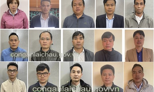 Công an tỉnh Lai Châu vừa bắt giữ hàng loạt cán bộ về hành vi đưa và nhận hối lộ. Ảnh: Công an Lai Châu