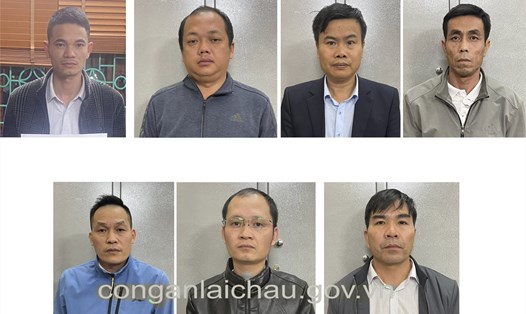 7 Trưởng ban Quản lý rừng phòng hộ tại Lai Châu bị bắt về hành vi đưa hối lộ. Ảnh: Công an Lai Châu