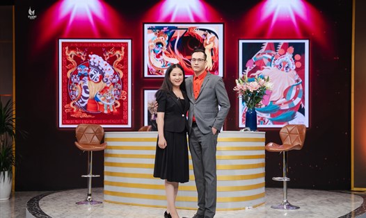 Vợ chồng NSƯT Lộc Huyền - Mạnh Linh tham gia chương trình "Khách sạn 5 sao". Ảnh: VTV